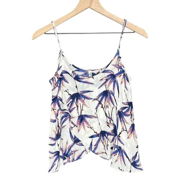 Intimiately Free People Simone Women’s Tank Top Size XS Surplice Tropical Floral - Picture 2 of 6